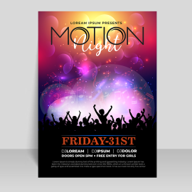 Music festival poster, Free vector music festival poster flyer