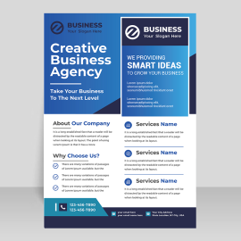 Business flyer vector design
