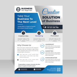 Creative business solution vector
