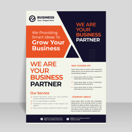 Modern and professional business flyer