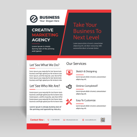 Black professional vector template for free