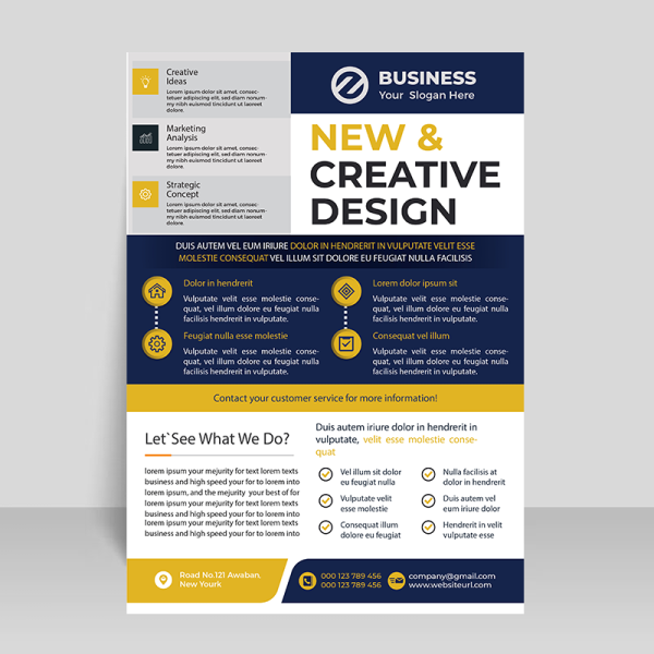 Business Informational Template Flyer - Freepng