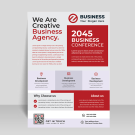 Maroon vector informational template