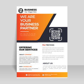 Modern professional flyer template