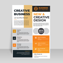 geometric informational template