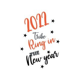 2022 tribe ring in the new year vector