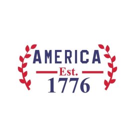 America est1776 America independence day vector