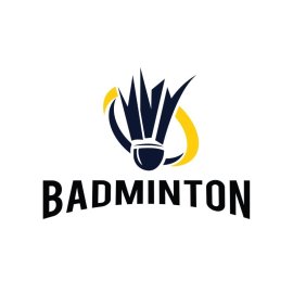 Badminton sports tournament logo design