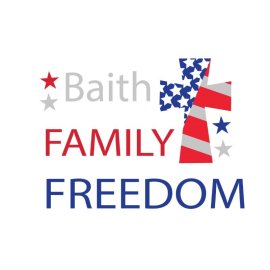 Baith family freedom vector lettering typography