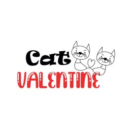 Cat valentine with cute cat couple png, Cat valentine with cute cat vector, Cat valentine with cute cat eps