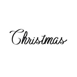 Christmas vector typography