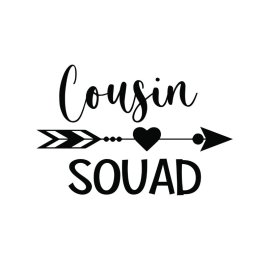 Cousin squad family t-shirt design