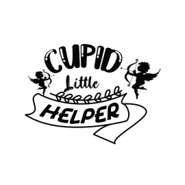 Cupid little helper vector design