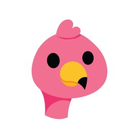 Cute bird png, Cute bird vector pink