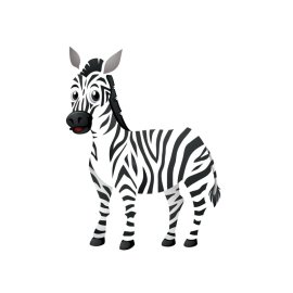 Cute cartoon style zebra png, Cute cartoon style zebra vector