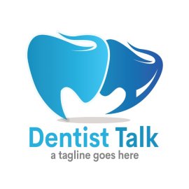 Dentist logo abstract teeth design vector, Dentist logo  template