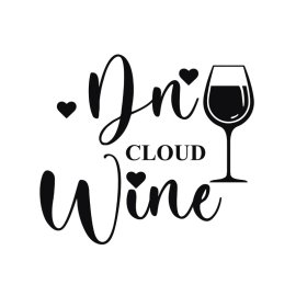 dn cloud wine vector