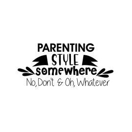 Funny sticker for parents vector png