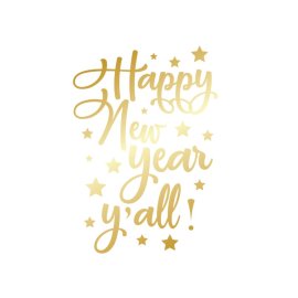 Happy new year y'all new year greetings