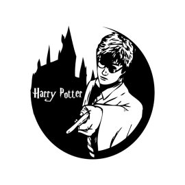 Harry potter abstract sticker design