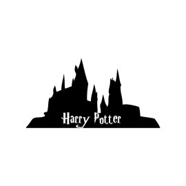 Harry potter hogwarts silhouette