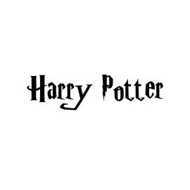 Harry potter logo design vector