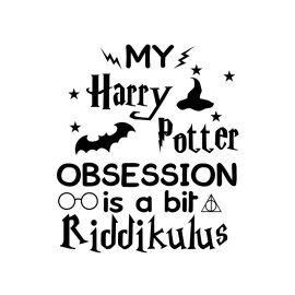 Harry potter obsession artwork for posters stickers