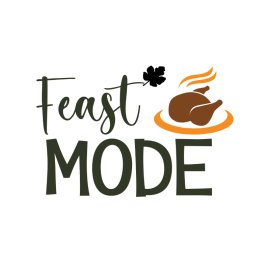 Feast mode vector chicken design vector