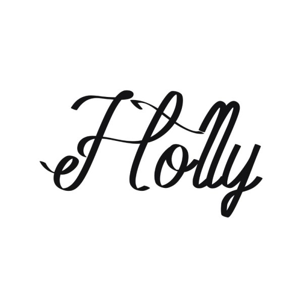 Holly vector lettering for free png - freepng