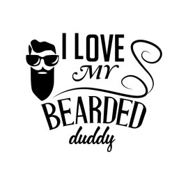 I love my bearded daddy vector for dad png
