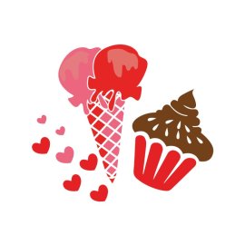 Ice cream cone vector png