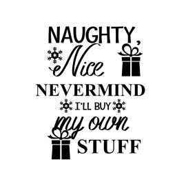 I'll buy  my own stuff vector lettering png