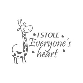 I stole everyone's heart premium typography vector t-shirt design png