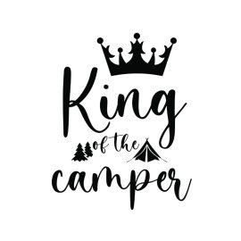 King of the camper vector png