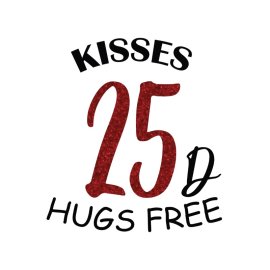 Kisses 25 hugs free vector for valentine day free png