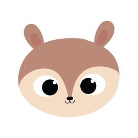 Mouse head face animal vector cartoon style png