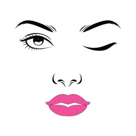 Beautiful face of a women png