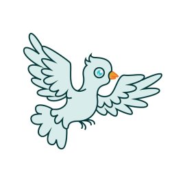 Pigeon png, Blue pigeon vector png