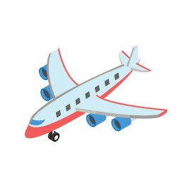 Free png graphic of cartoon aeroplane vector