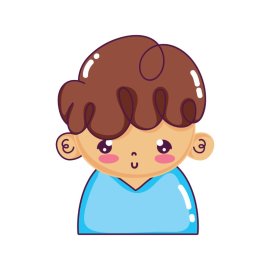 Free vector boy png cartoon character sticker