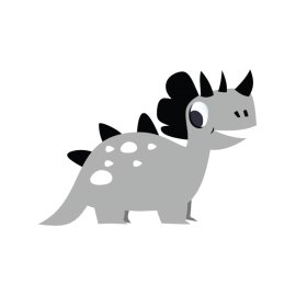Stegosaurus png cartoon black Stegosaurus vector dinosaur