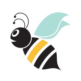 Cartoon bee png vector bee design