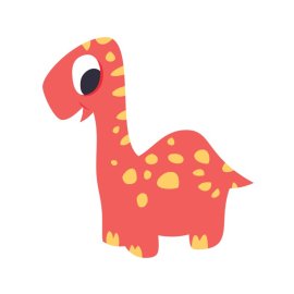 Cartoon dinosaur png red dinosaur cartoon cute vector