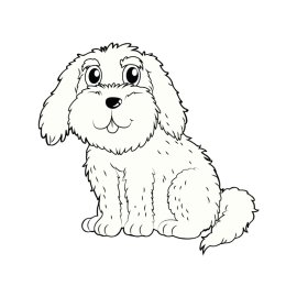 Dog png West Highland White Terrier outline png black and white color vector