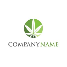 Cannabis icon png green icon vector