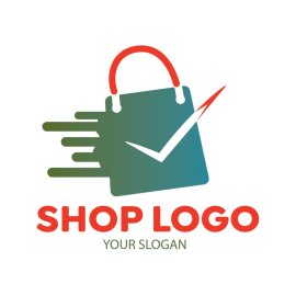 Shopping bag png shopping cart market logo vector
