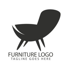 Sofa logo png furniture graphic sofa silhouette vector