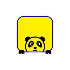 Panda Cartoon PNG Smiling Panda Vector