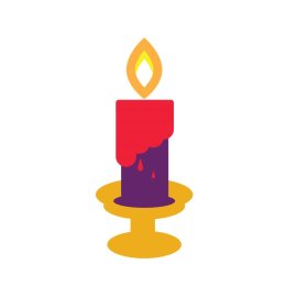 Candle Stand PNG Beautiful Decoration Candle PNG Vector