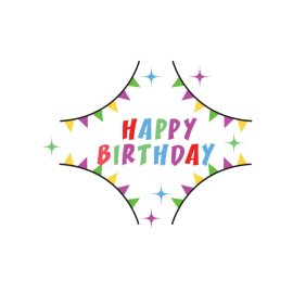 Happy Birthday PNG Birthday Celebration Vector For T Shirts